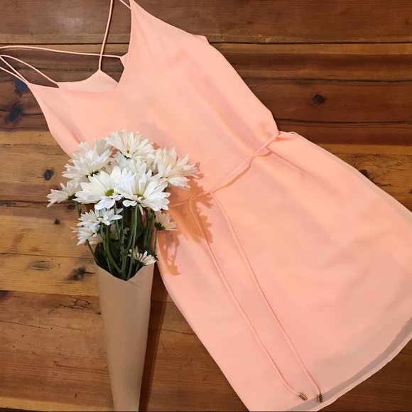 Dresses & Skirts - ✨New Listing✨Peach Boutique slip dress. LIKE NEW